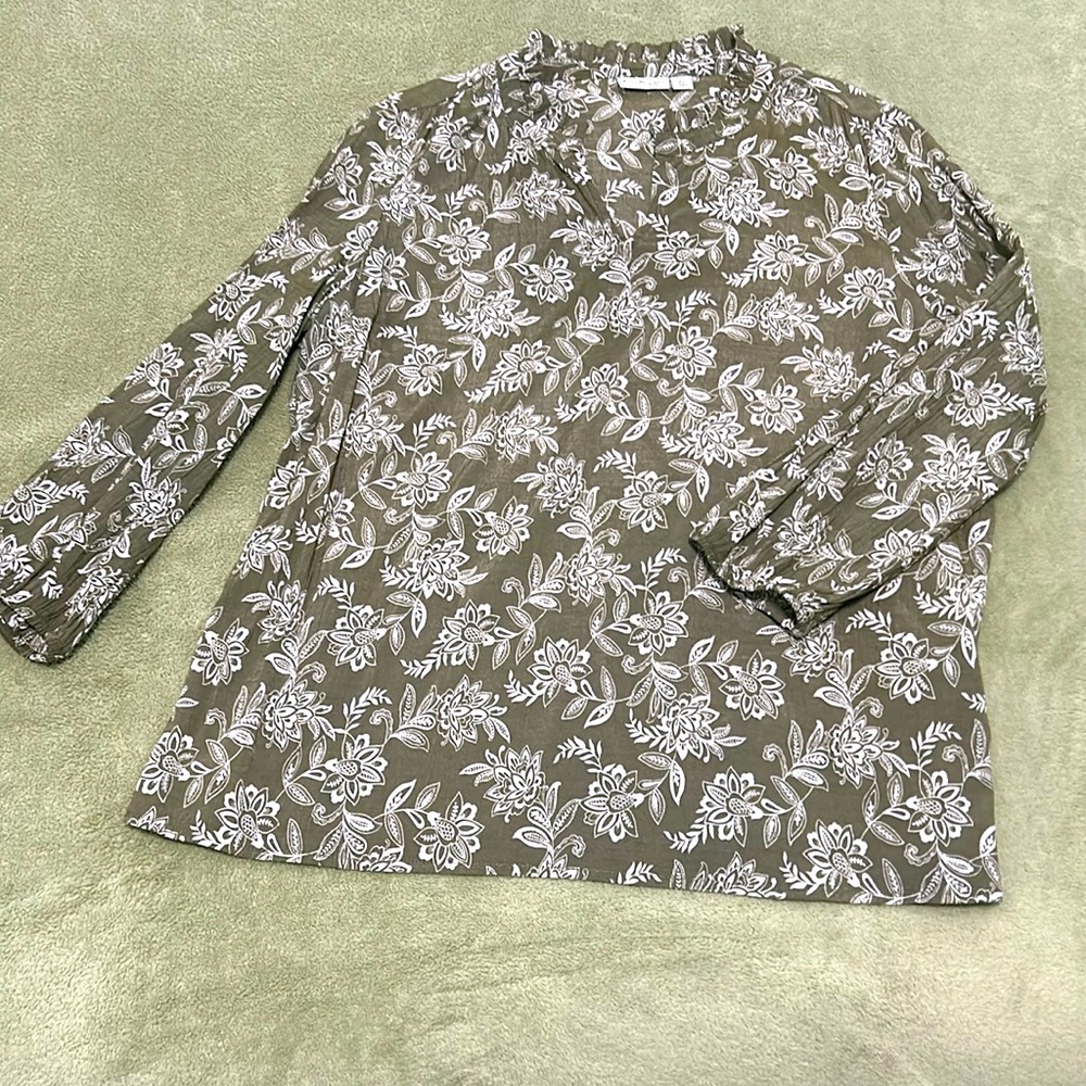 Kim Rogers Floral Blouse